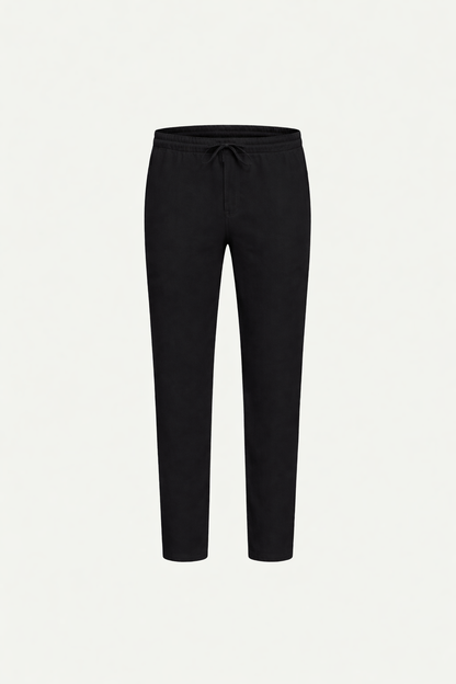 Luca | Pantalón de Lino Negro