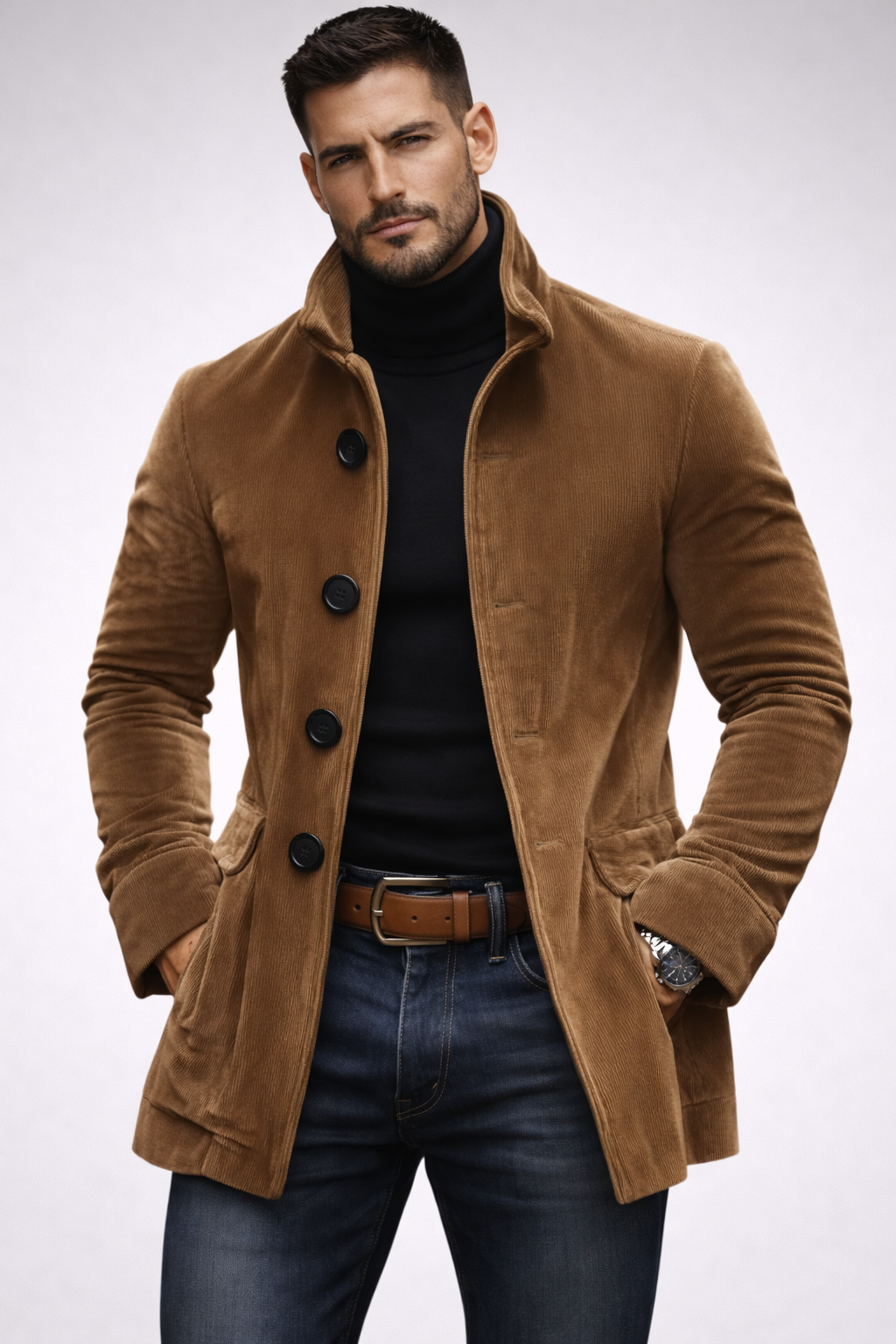 ROBERTO™ | CHAQUETA DE ALGODÓN EN CANALÉ