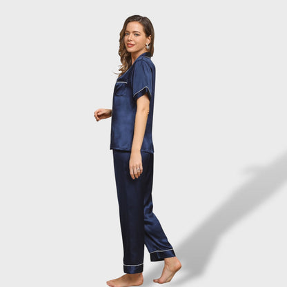 Inés | Pijama con piping mujer