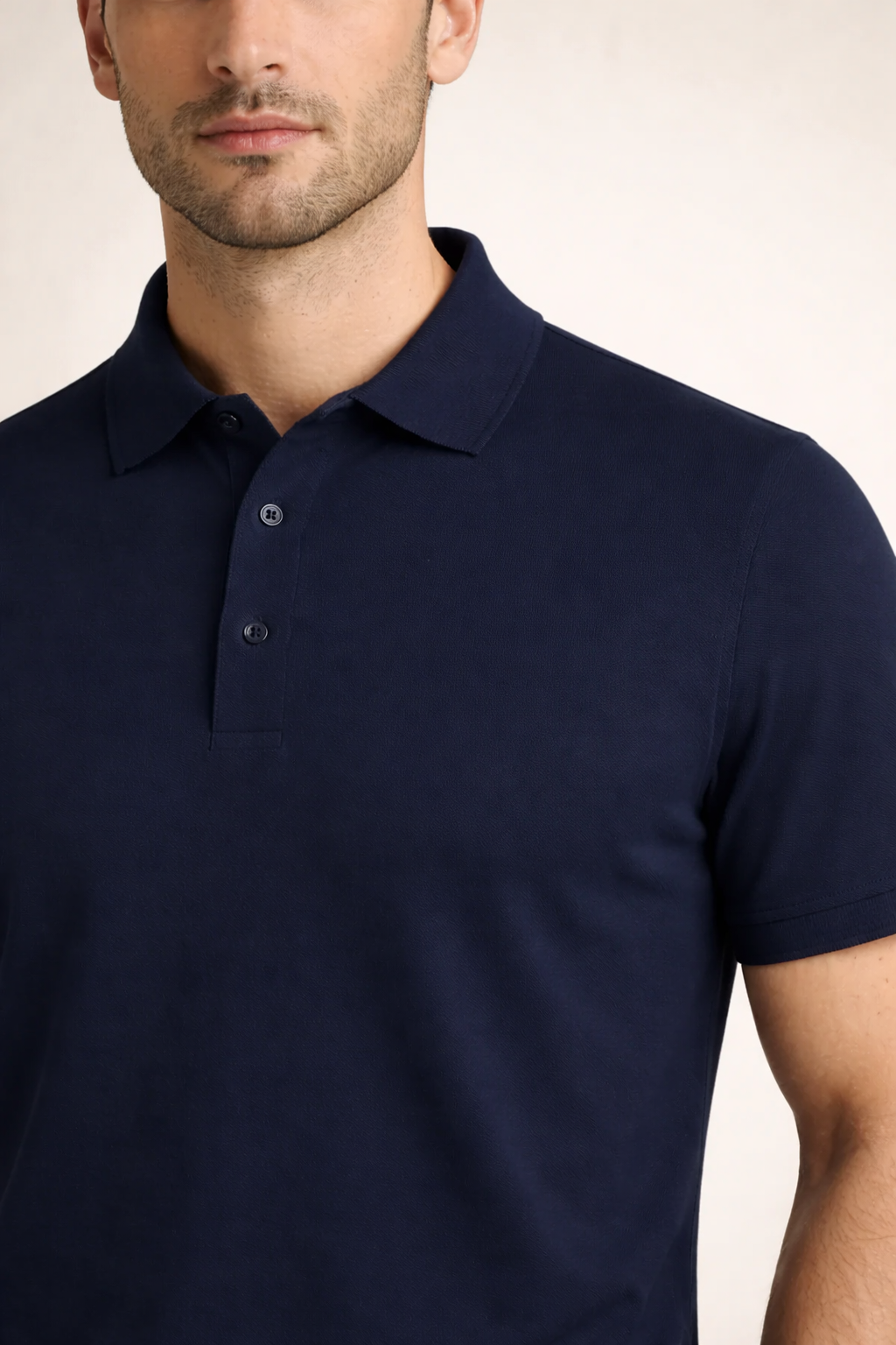 Matteo | Polo Ligero Azul Marino