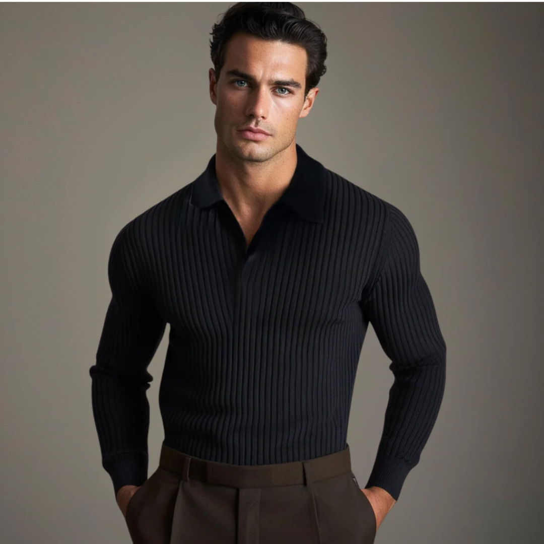 Camisa Ashford de Cuello Abierto