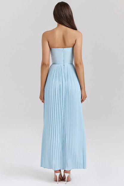 Aurora – Pleated Sculpt Maxi Dress