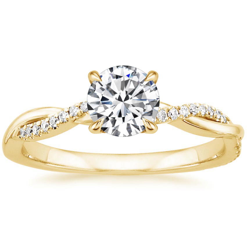Anillo de oro elegante “Janes”
