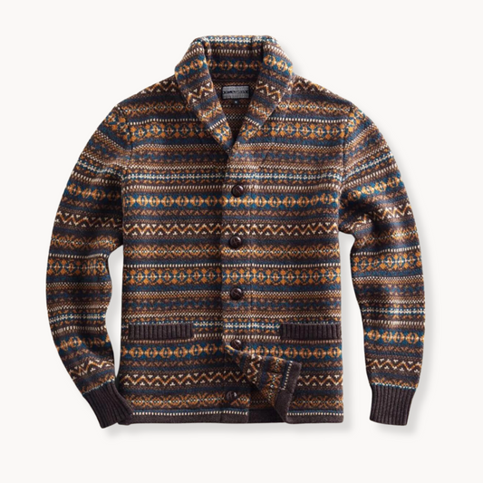 Cárdigan con Cuello Chal Soft Blend
