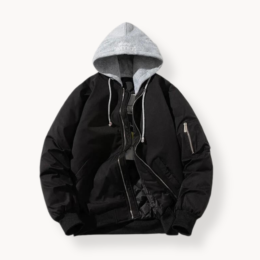 Chaqueta Bomber Ascend con Capucha