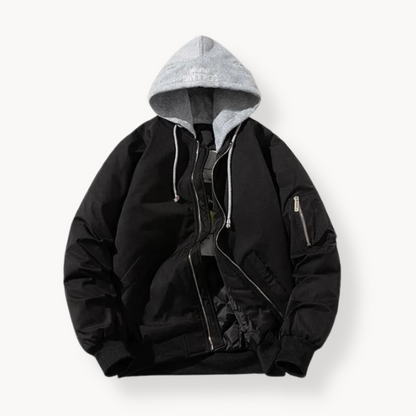 Chaqueta Bomber Ascend con Capucha