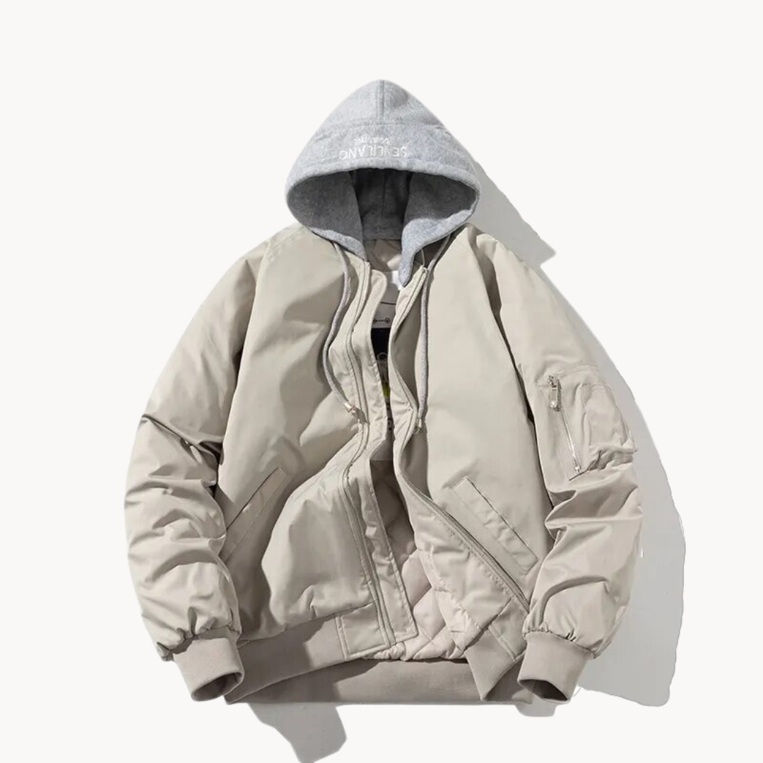 Chaqueta Bomber Ascend con Capucha