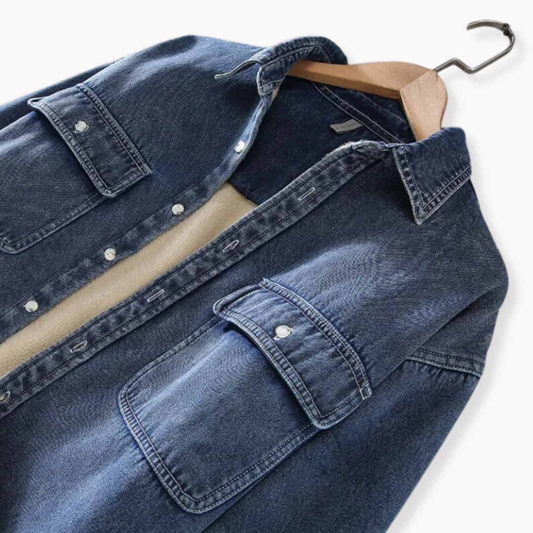 Reverie Camisa de Denim Forrada