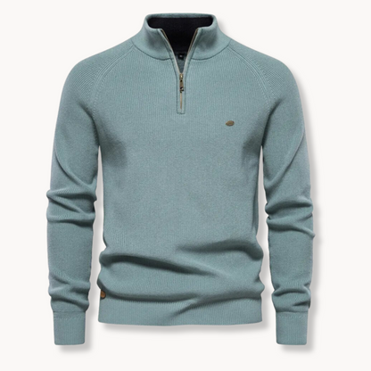 Suéter con cremallera Moss Quarter Zip