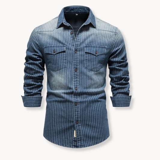Camisa Westside a Rayas de Denim