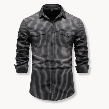 Camisa Westside a Rayas de Denim