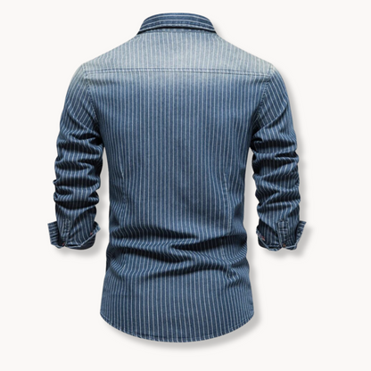 Camisa Westside a Rayas de Denim