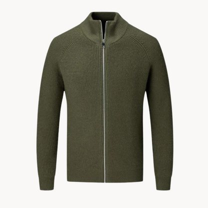 Suéter con Cierre de Cashmere Ridgeline