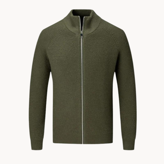 Suéter con Cierre de Cashmere Ridgeline