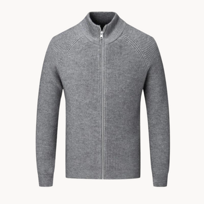 Suéter con Cierre de Cashmere Ridgeline