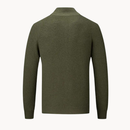 Suéter con Cierre de Cashmere Ridgeline