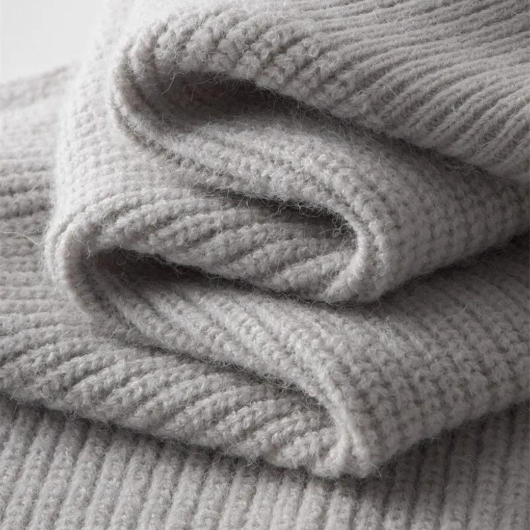 Suéter con Cierre de Cashmere Ridgeline