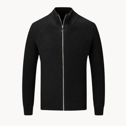Suéter con Cierre de Cashmere Ridgeline