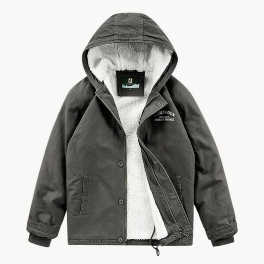 Chaqueta con Capucha Arctic Haven Forrada en Fleece