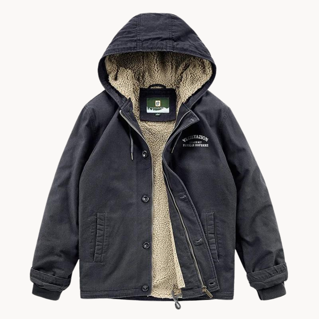 Chaqueta con Capucha Arctic Haven Forrada en Fleece
