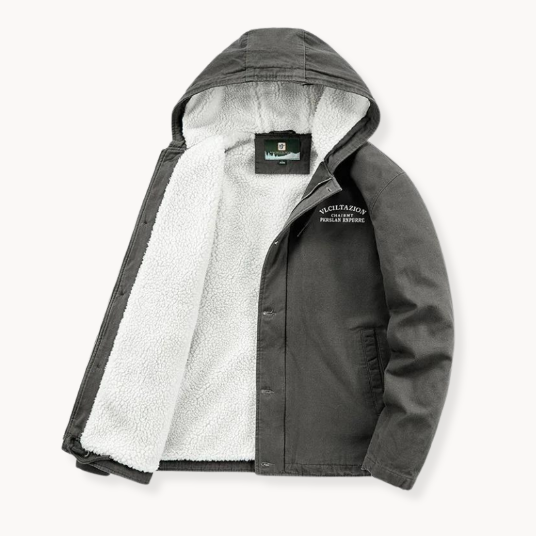 Chaqueta con Capucha Arctic Haven Forrada en Fleece
