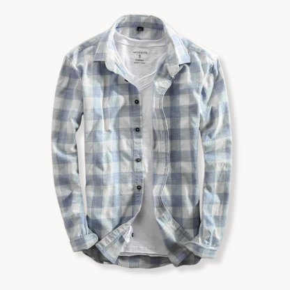 Camisa Genoa de Cuadros Manga Larga