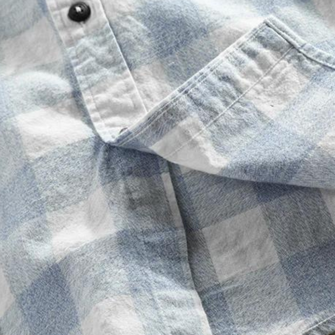 Camisa Genoa de Cuadros Manga Larga