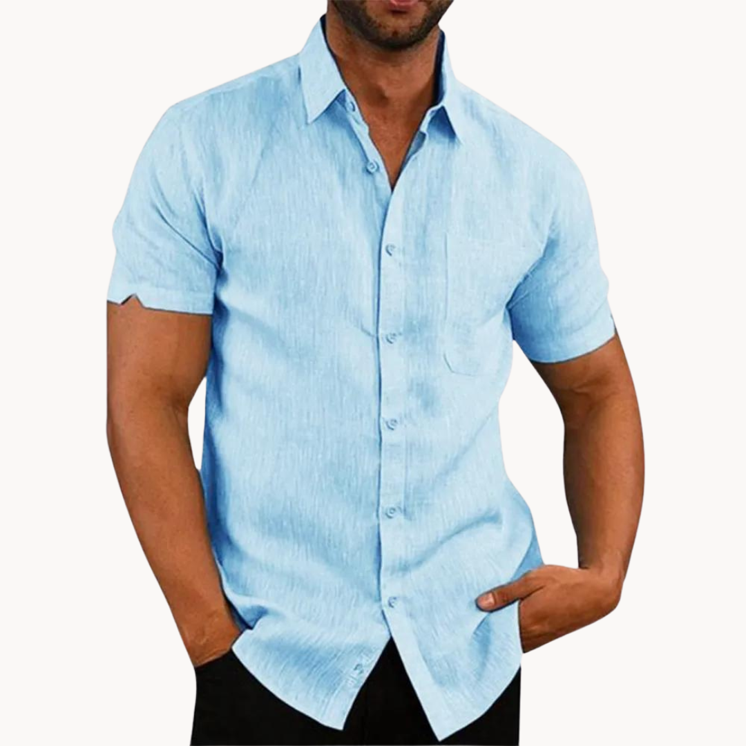 Camisa Coastline de Lino y Algodón