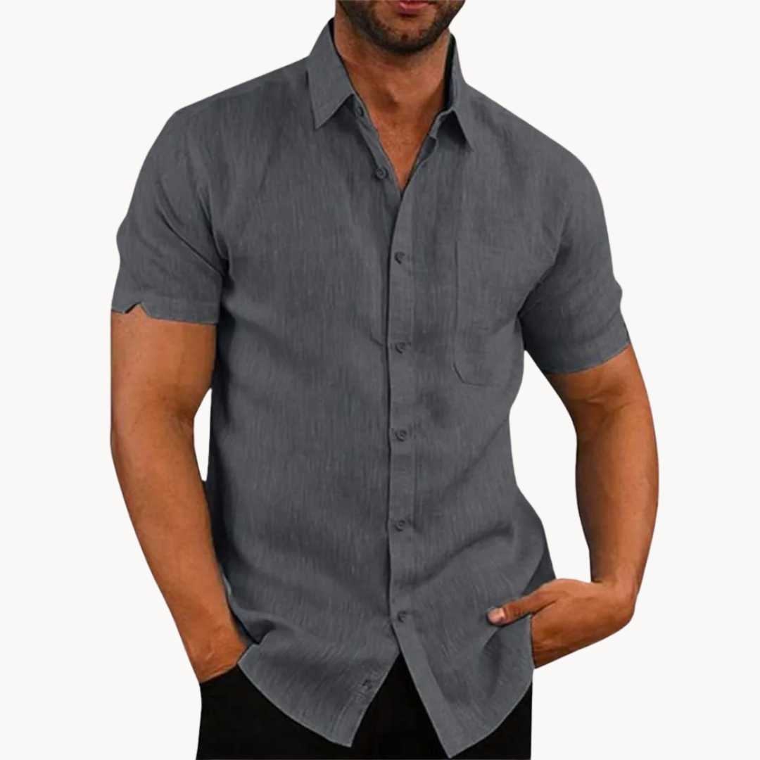 Camisa Coastline de Lino y Algodón