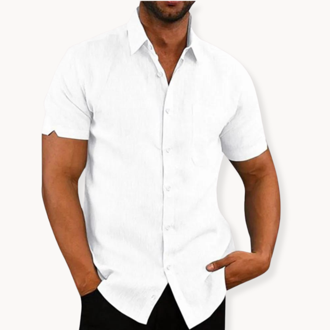 Camisa Coastline de Lino y Algodón