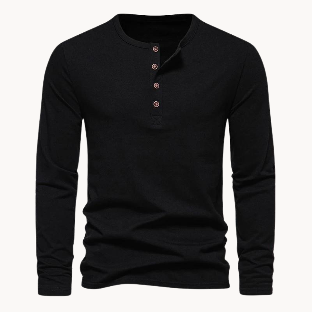 Henley Outland de Manga Larga