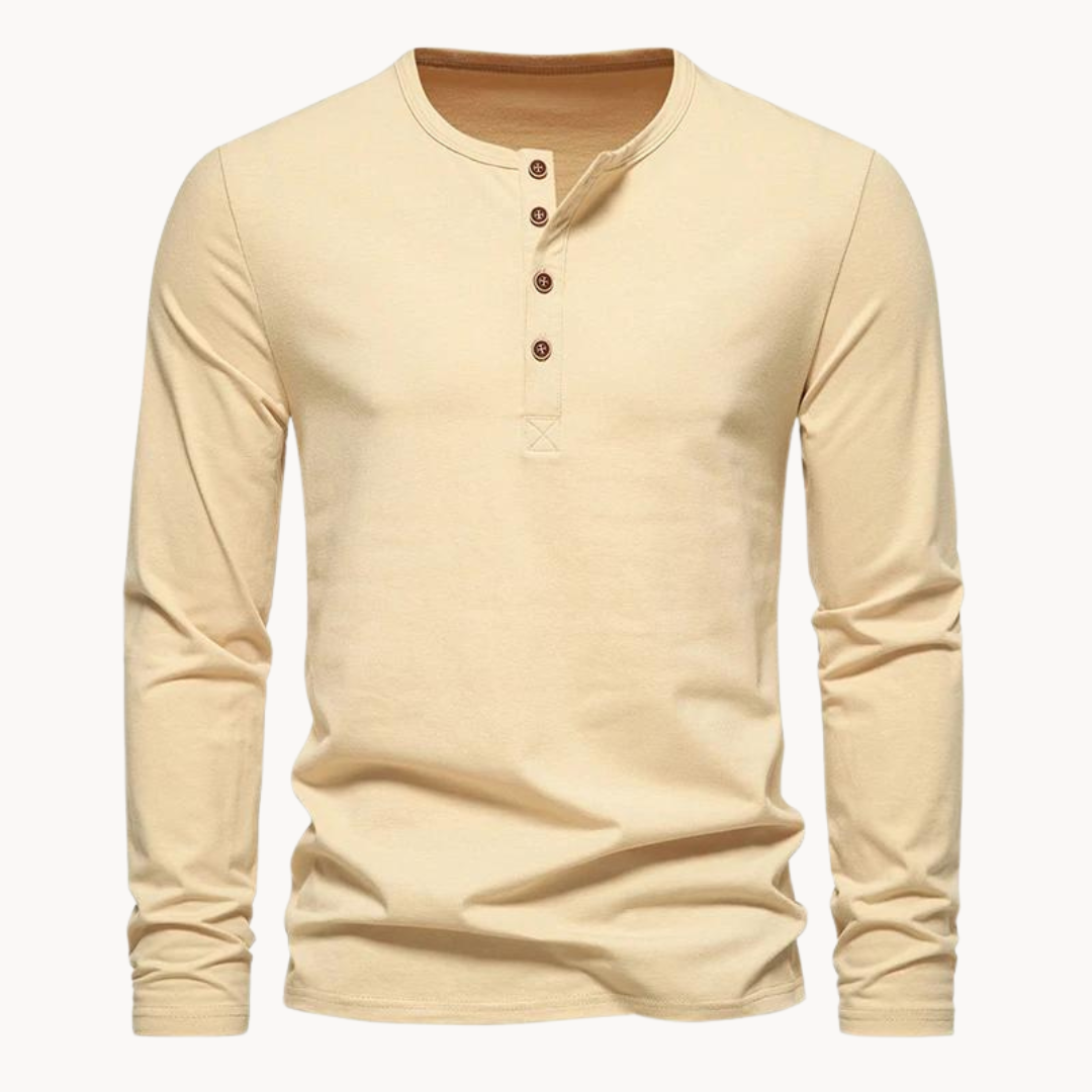 Henley Outland de Manga Larga
