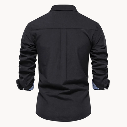 Camisa Oxford de Manga Larga
