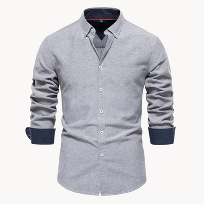 Camisa Oxford de Manga Larga