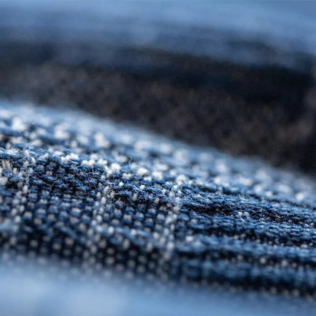 Camisa Oversize de Mezcla Patchwork en Denim