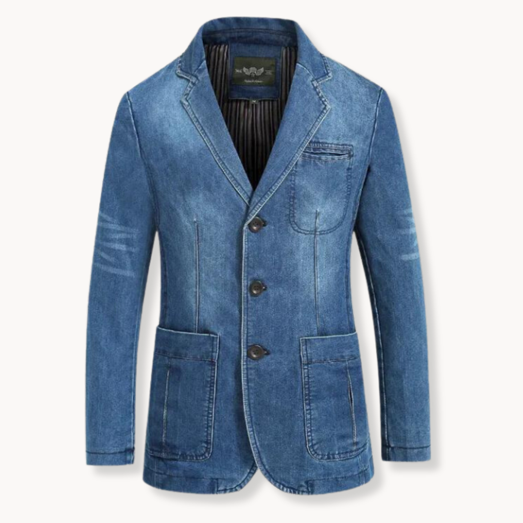 Blazer de Mezclilla Denim