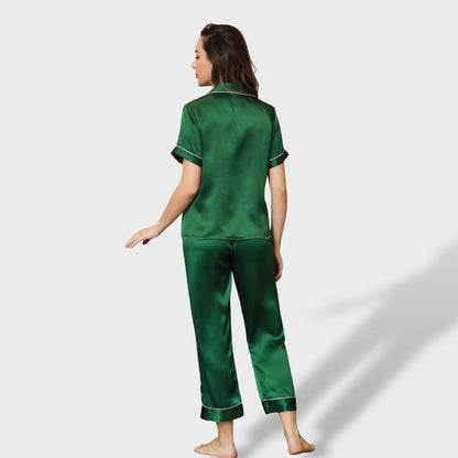Inés | Pijama con piping mujer