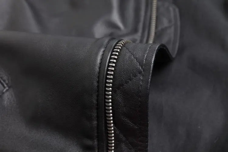 Chaqueta Bomber de Cuero Oslo