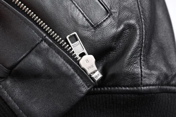 Chaqueta Bomber de Cuero Oslo