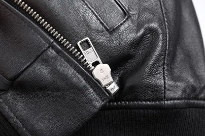 Chaqueta Bomber de Cuero Oslo