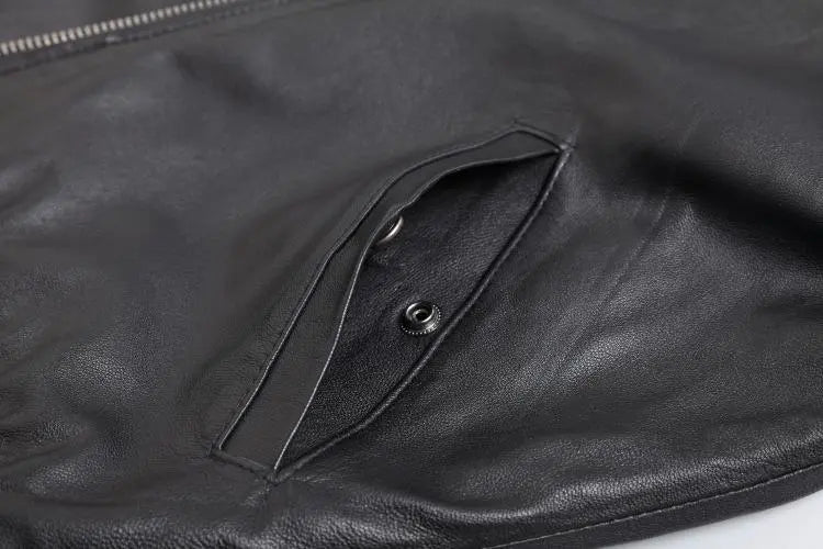 Chaqueta Bomber de Cuero Oslo