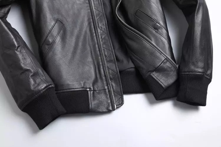 Chaqueta Bomber de Cuero Oslo