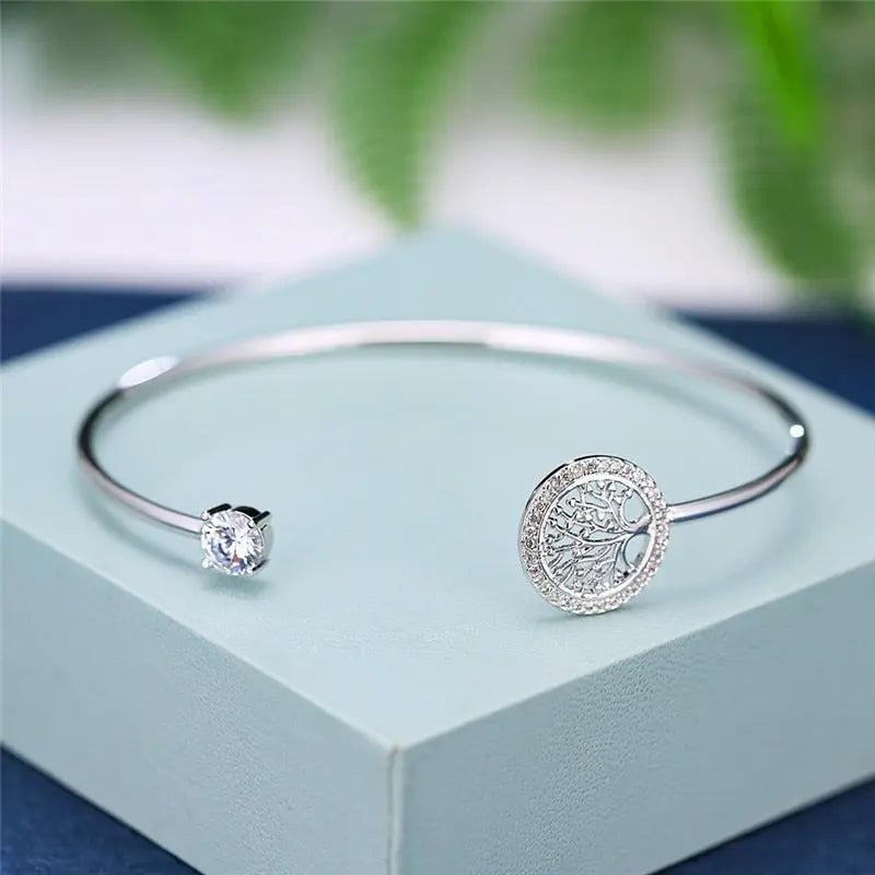 Pulsera atemporal ajustable del árbol de la vida