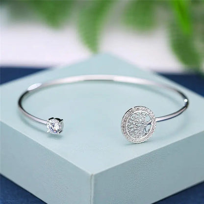 Pulsera atemporal ajustable del árbol de la vida