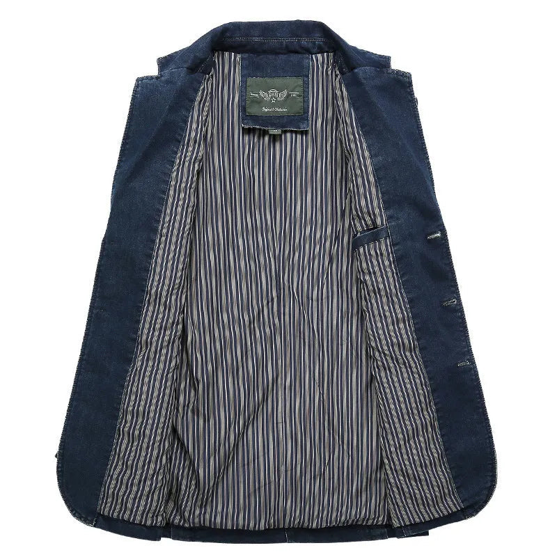 Blazer de Mezclilla Denim