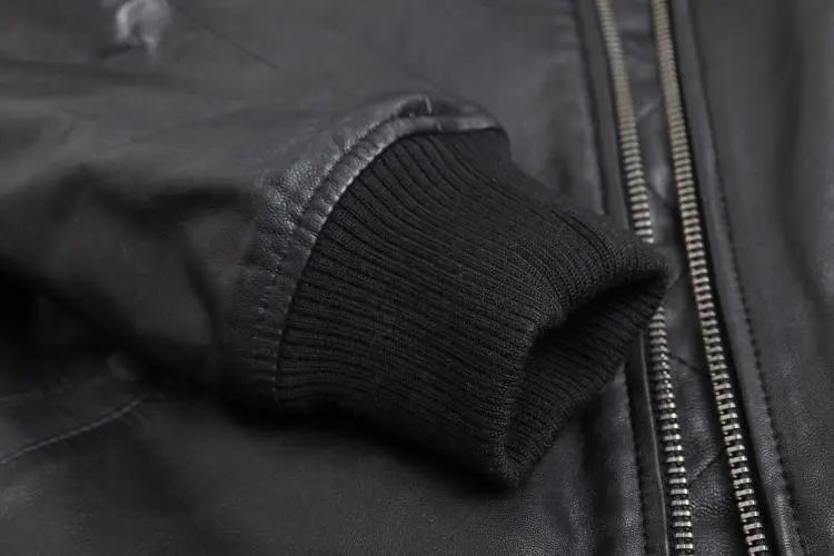 Chaqueta Bomber de Cuero Oslo