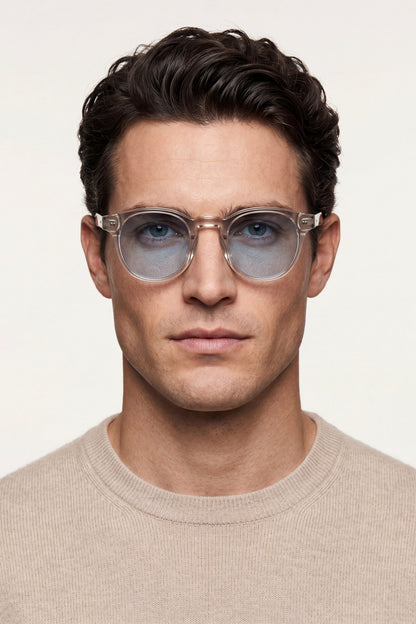 Dante | Gafas de Sol Transparente y Marrón