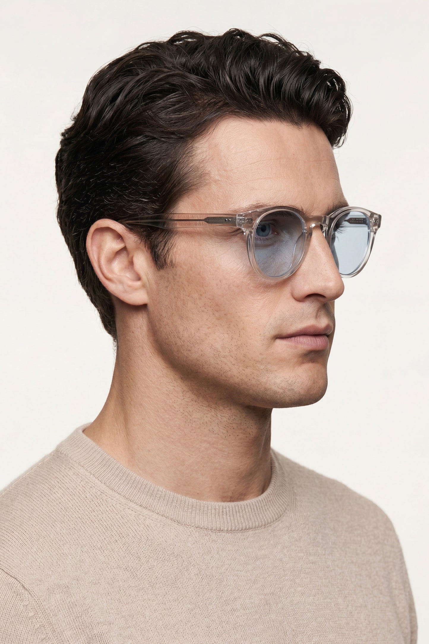 Dante | Gafas de Sol Transparente y Marrón