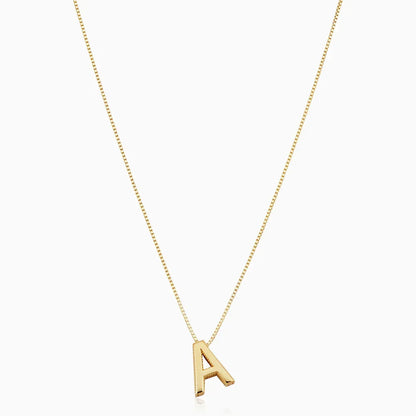 Collar de iniciales carta de amor