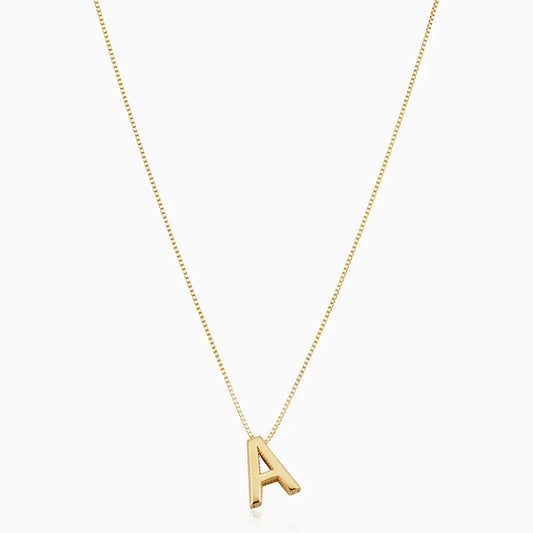 Collar de iniciales carta de amor